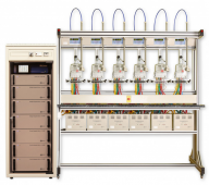 Bancada para calibração de medidores de energia elétrica - múltiplas posições